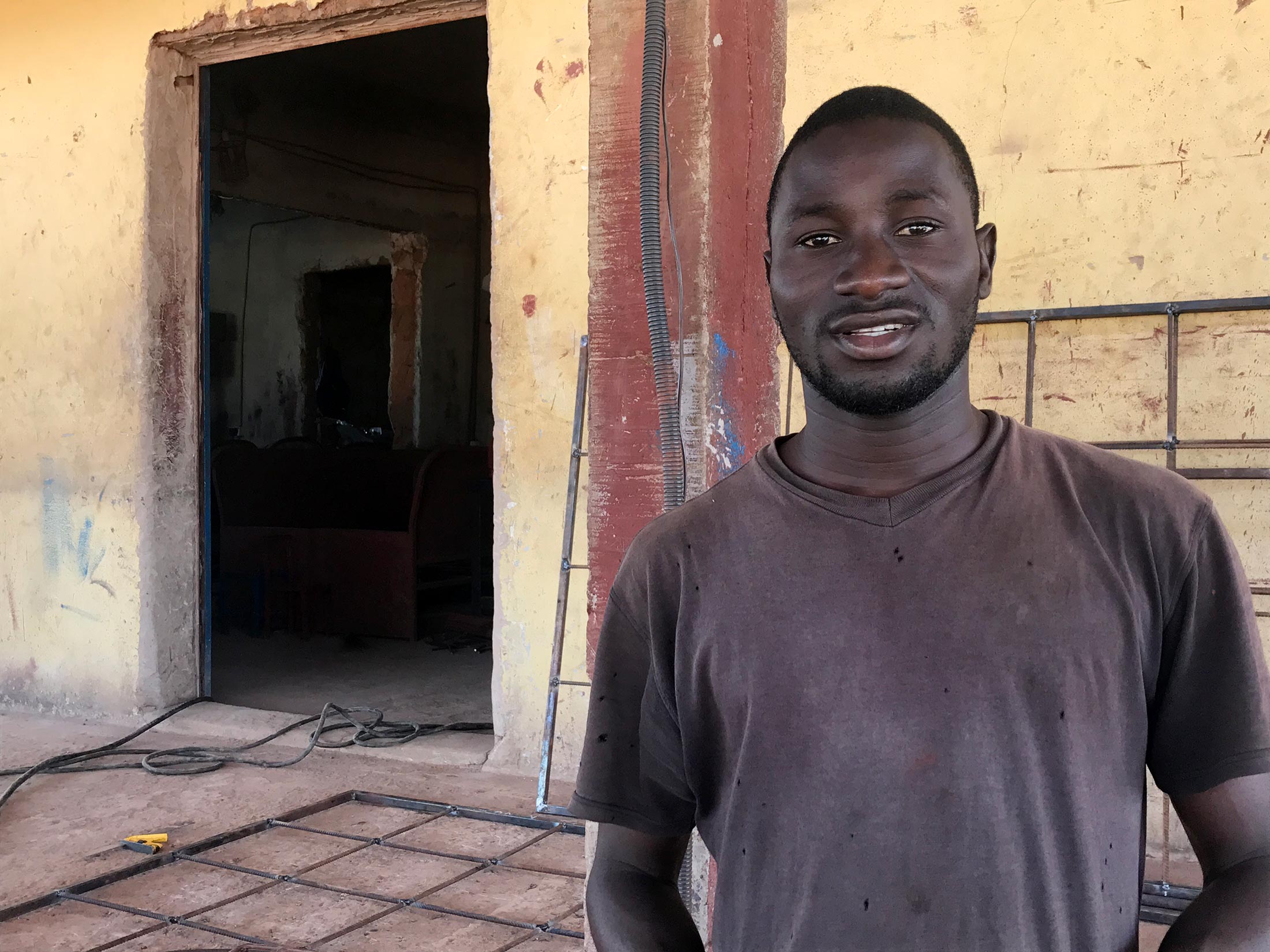 This WAVS welding graduate is ready to open his own shop in West Africa